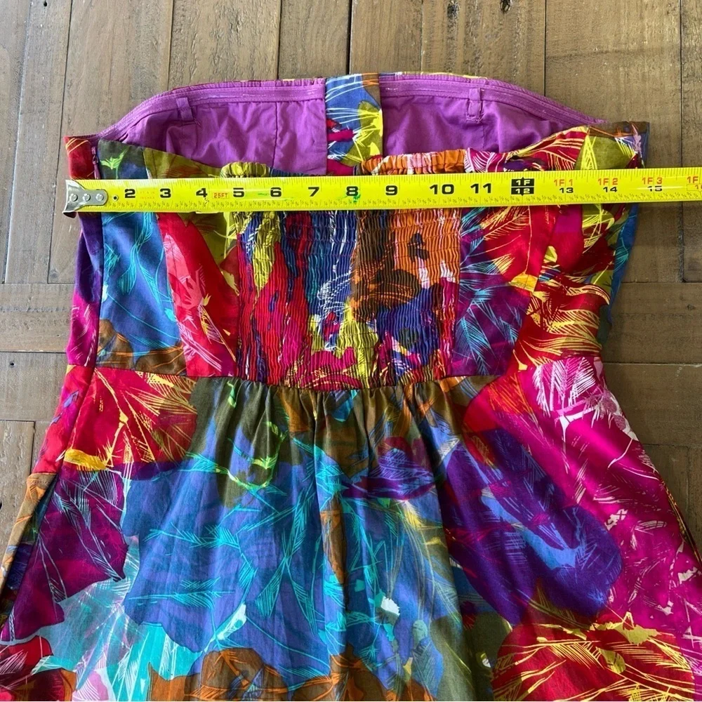 Anthropologie vibrant floral